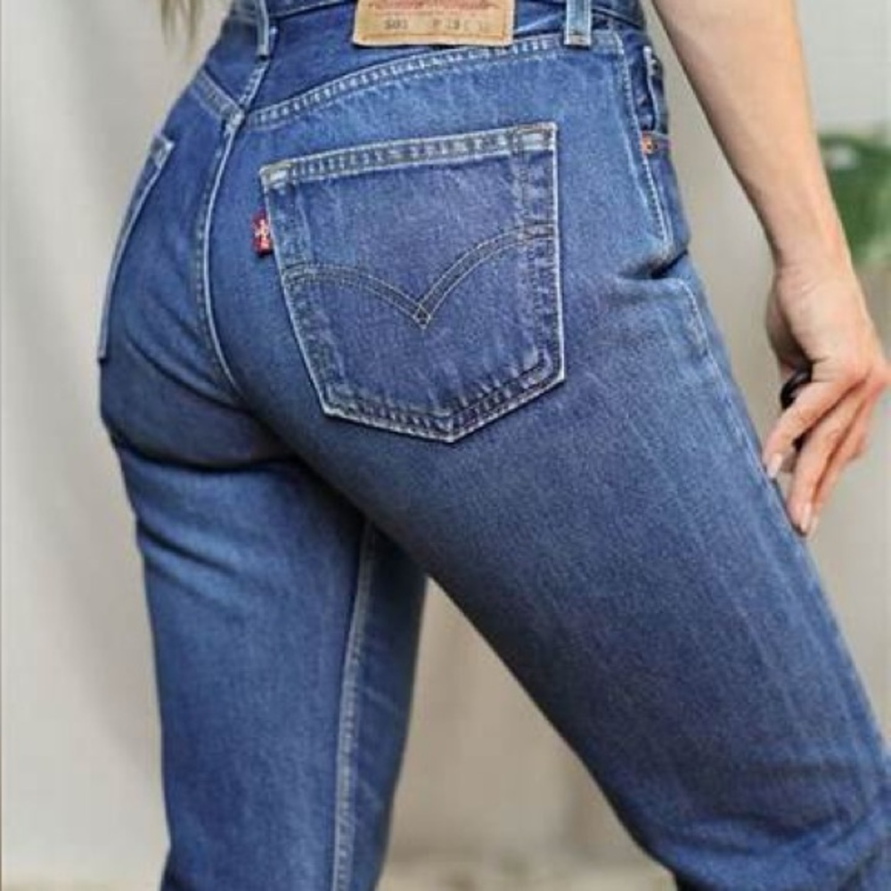 Classic Blue Straight 501 Levi’s Leg Jeans for Women W28 L30